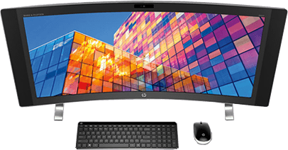 HP Curved Monitor