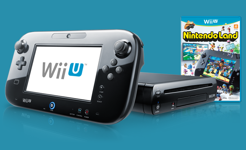 wii u console, gamepad and nintendoland wii u console, gamepad and nintendoland
