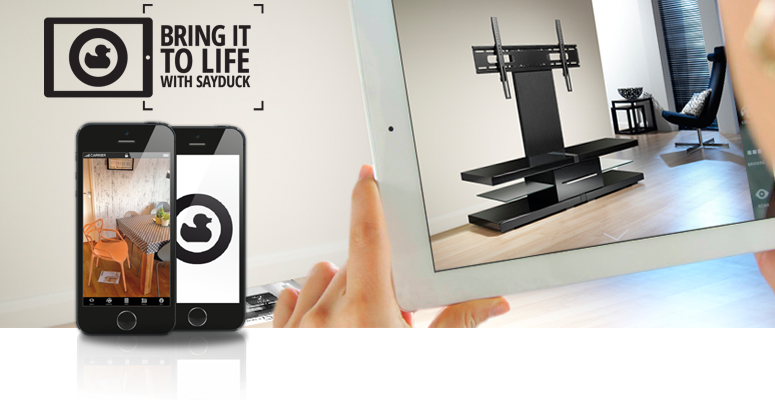 Bring your living room to life with the SayDuck App